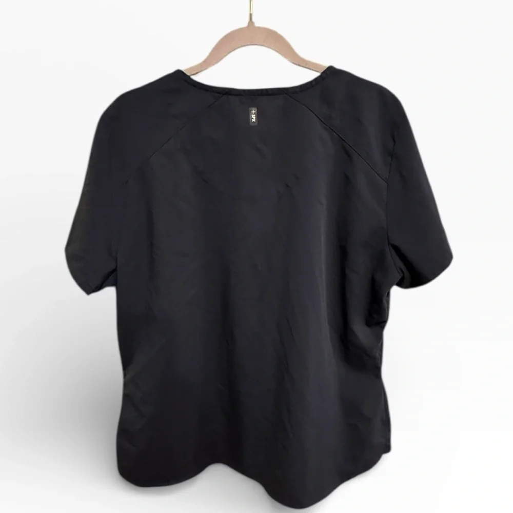 BUNDLE: Grey's Anatomy Women’s Scrub Tops in Olive, Charcoal and Burgundy - XL - Picture 7 of 10